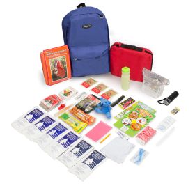 Keep-Me-Safe Children's 72 Hour Survival Kit: Color Options Available | No Masks