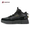 Baasploa Winter Men Cotton Shoes Leather Comfortable Hiking Shoes Waterproof Warm Outdoor Sneakers Non-Slip Wear-Resistant