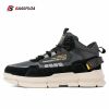 Baasploa Winter Men Cotton Shoes Leather Comfortable Hiking Shoes Waterproof Warm Outdoor Sneakers Non-Slip Wear-Resistant