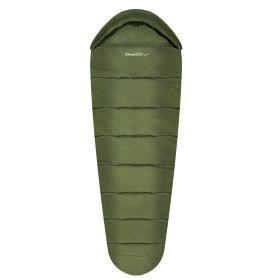 Mummy Sleeping Bag Camping Sleeping Bags for Adults Outdoor Soft Thick Water-Resistant Moisture-proof (Colot: Olive Green)