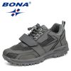 BONA 2022 New Designers Hiking Shoes Autumn Mountaineering Non-slip Footwear Men Trekking Sneakers Mansculino Walking Shoes