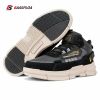 Baasploa Winter Men Cotton Shoes Leather Comfortable Hiking Shoes Waterproof Warm Outdoor Sneakers Non-Slip Wear-Resistant