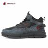 Baasploa Winter Men Cotton Shoes Leather Comfortable Hiking Shoes Waterproof Warm Outdoor Sneakers Non-Slip Wear-Resistant